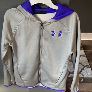 Under armor hooded zip